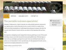 Tablet Screenshot of glengarryouthouses.com